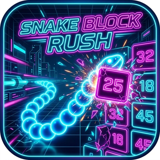 Snake Block Rush Game