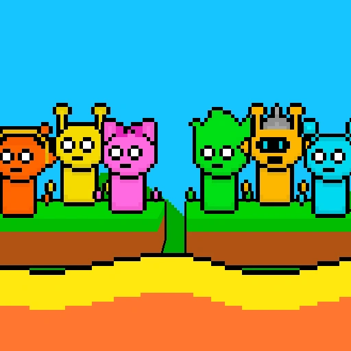 Sprunki Lava Escape 2Player Game