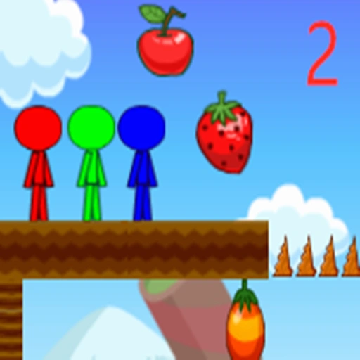 Stickman Bros In Fruit Island 2 Game