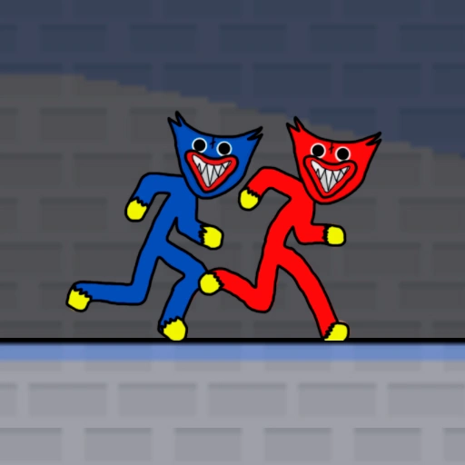 Stickman Huggy Party Duo Game