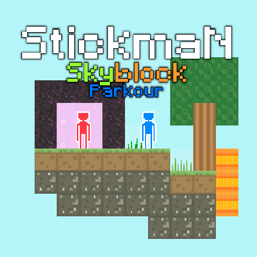 Stickman Skyblock Parkour Game 