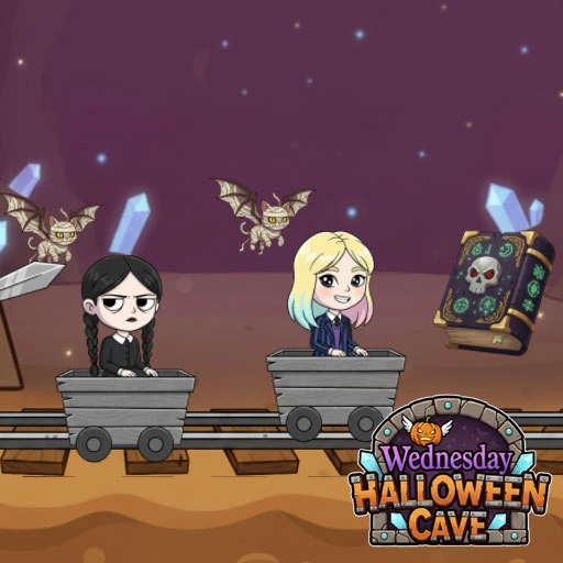 Wednesday Halloween Cave Game